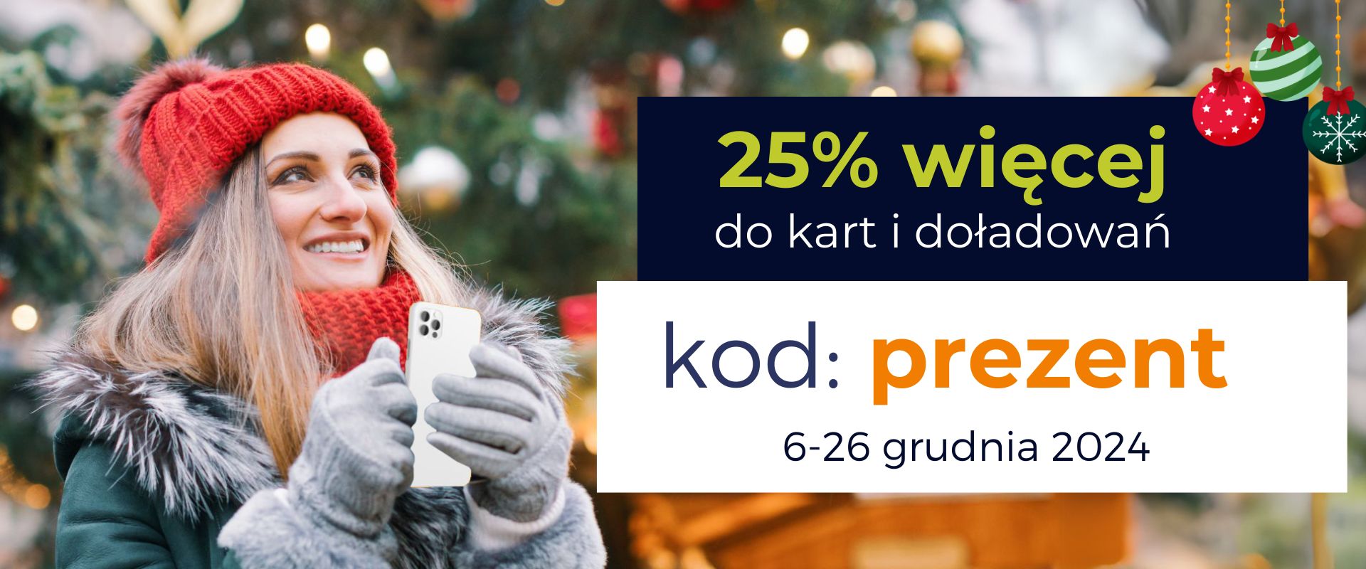 25 procent wiecej od telegrosik na święta - użyj kodu prezent