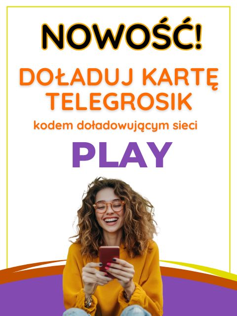 Doładuj telegrosik kodem Play