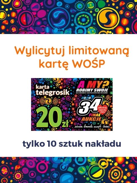 karta telegrosik dla WOŚP 2026