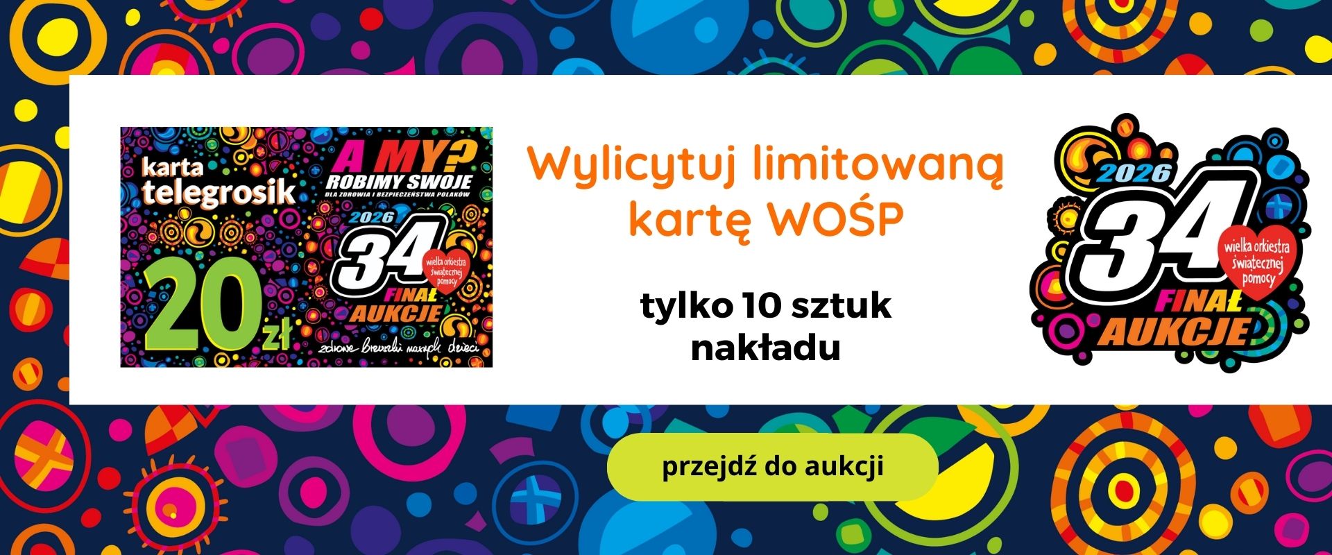 karta telegrosik dla WOŚP 2026