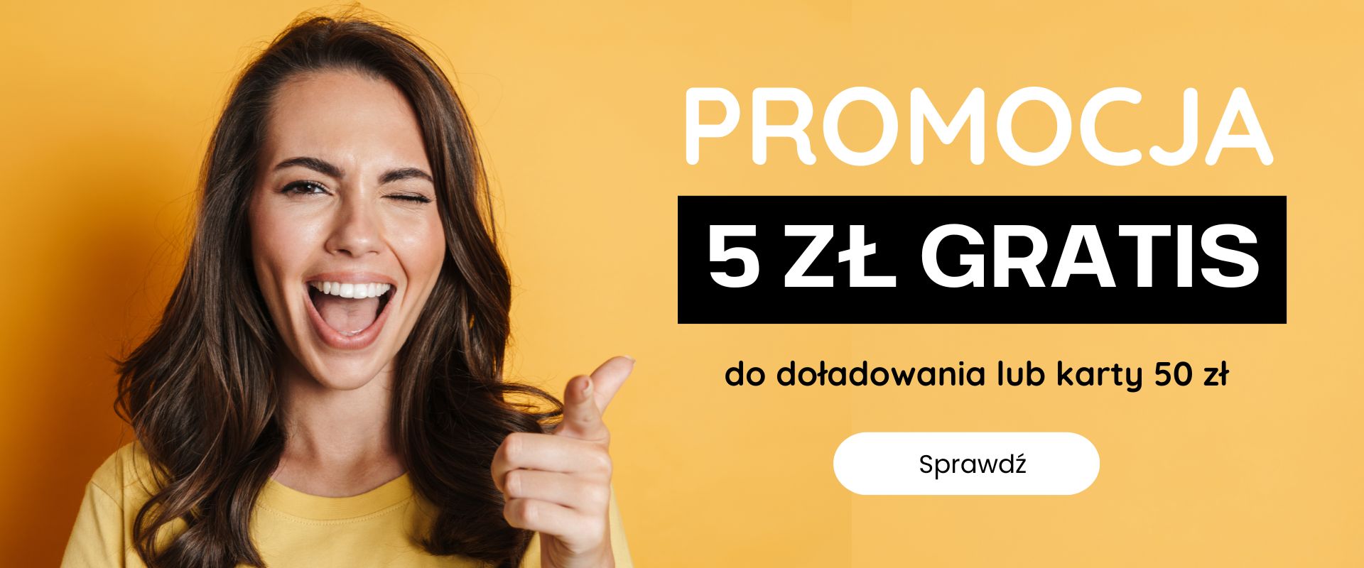 doładuj lub kartę za 50 zł a otrzymasz 5 zł gratis - tylko w dniach 3-31 sierpnia 2026