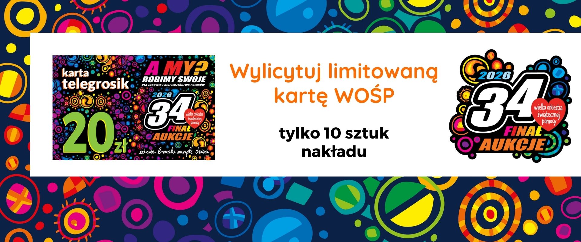 wylicytuj limitowaną kartę telegrosik dla WOŚP 2026